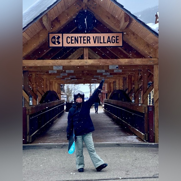 Free People Movement All Prepped Ski Bib - Greyed Olive - Picture 11 of 13